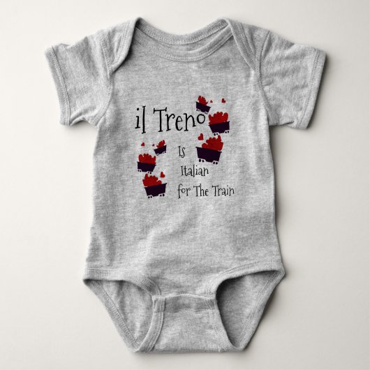 Cute Train Romper (Voorkant)