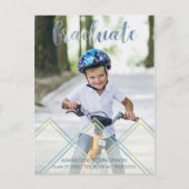 Cute Transparency Effect Pre-K Afstuderen Photo Briefkaart (Voorkant)