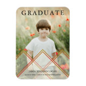 Cute Transparency Effect Pre-K Afstuderen Photo Magneet (Verticaal)