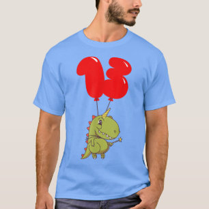 Cute TRe Fairy13th BirthdayKids Balloon T-shirt