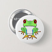 Cute Tree Cartoon Button (Voorkant /achterkant)