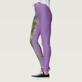 Cute Tree Hugger Beer Outdoor Scene Ontworpen Leggings (Links)