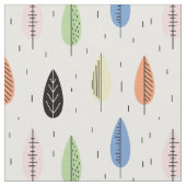 Cute Tree Leaf Pattern Stof (Close Up)