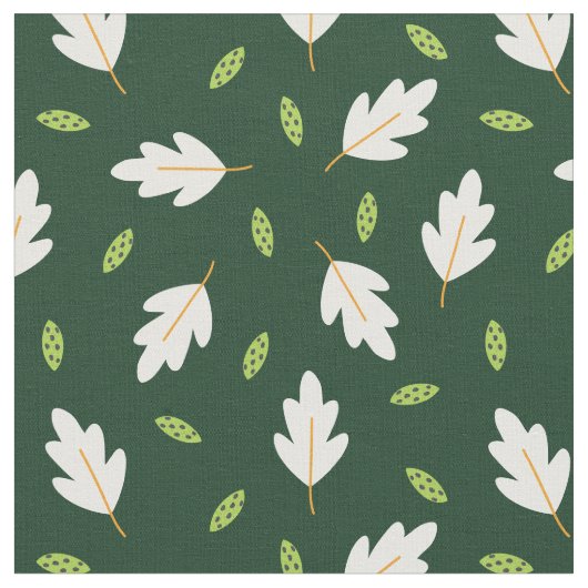 Cute Tree Leaf Pattern Stof (Close Up)