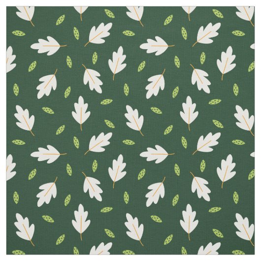 Cute Tree Leaf Pattern Stof (Swatch)