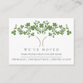Cute Tree New Home Moving Announge Informatiekaartje (Voorkant)