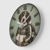 Cute Treeing Walker Coonhound Puppy Grote Klok (Hoek)