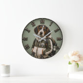 Cute Treeing Walker Coonhound Puppy Grote Klok (Huis)