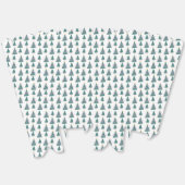 Cute Trees Doodles Pink Green Bedankdoosjes (Ongevouwen)