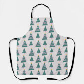 Cute Trees Doodles Pink Green Schort (Voorkant)