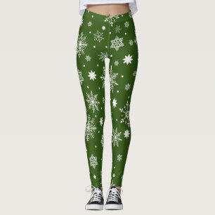 Cute Trending Snowflakes patroon Leggings