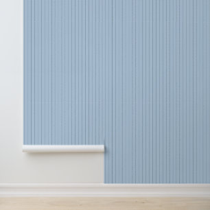 Cute Trendy 1" gestreepte babyblauw Behang