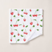 Cute Trendy Delicious Cherry | Bad Handdoek (Wasdoekje)