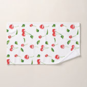 Cute Trendy Delicious Cherry | Bad Handdoek (Handdoek)