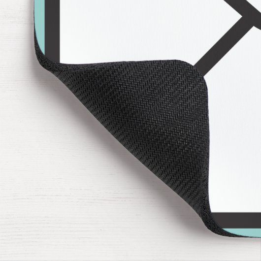 Cute Trendy Envelope Graphic & Custom Background Muismat (Hoek)