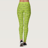 Cute Trendy Green Apples Fruit Orchard Leggings (Achterkant)