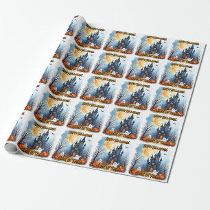 Cute Trendy Halloween Griezelen Collectie Cadeaupapier