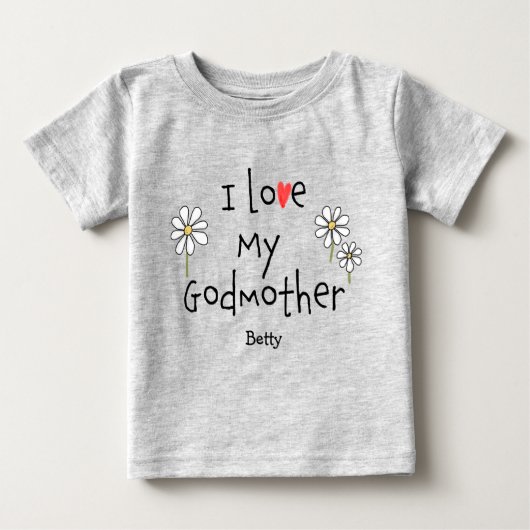 Cute Trendy Ik hou van Mijn Baby T-shirt (Voorkant)