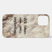 Cute Trendy Marble Hoesje-Mate iPhone Case (Achterkant (horizontaal))