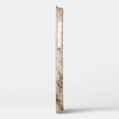 Cute Trendy Marble Hoesje-Mate iPhone Case (Achterkant / Links)