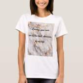 Cute Trendy Marble T-shirt (Voorkant)
