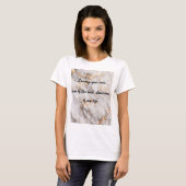 Cute Trendy Marble T-shirt (Voorkant volledig)
