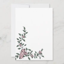 Cute Trendy Meisjesachtige Bloem Wingerd Roze Edel