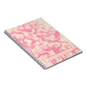 Cute Trendy  Pink Angels Notitieboek (Rechterzijde)