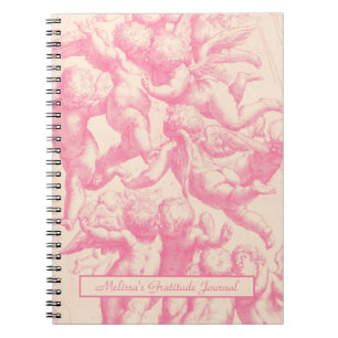 Cute Trendy  Pink Angels Notitieboek
