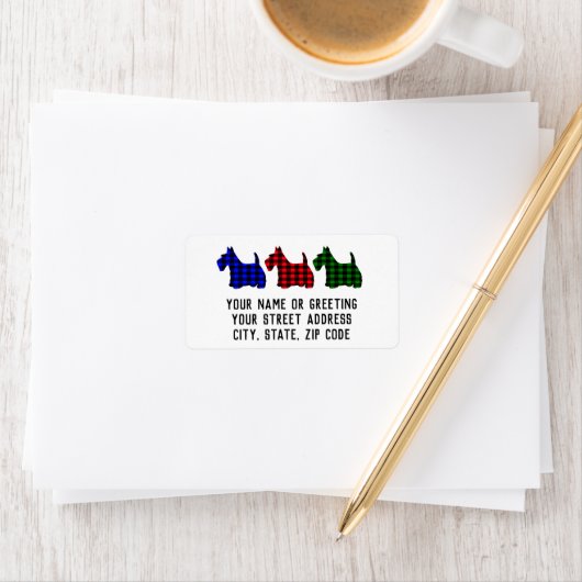 Cute Trendy Pset-kerstcadeaulabel Etiket (Insitu)