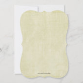 Cute Trendy Red & Black Corset Lingerie Invitation Kaart (Achterkant)