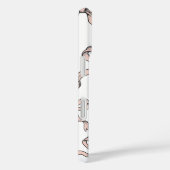 Cute trendy roze lintbogen omlijnd in zwart Case-Mate iPhone case (Achterkant / Rechts)