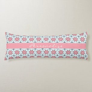 Cute Trendy roze ventilator ontwerp op maat Lichaamskussen