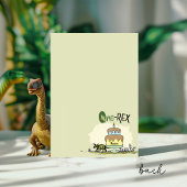 Cute TRex Dinosaur One-Rex 1e Verjaardagsfeestje Bedankkaart
