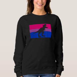 Cute Trex Dinosaur Party Gay Bisexual Pride Flag S Trui