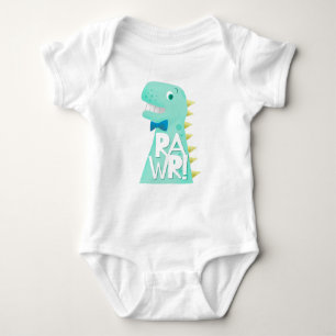 Cute Trex Dinosaur RAWR Romper