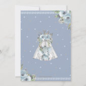 Cute Tribal Elephant Boy Wild One 1st Birthday Kaart (Achterkant)