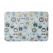 Cute Tribal Face Pattern Badmat (Voorkant)