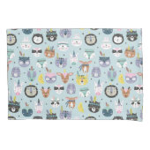 Cute Tribal Face Pattern Kussensloop (Voorkant-Links)