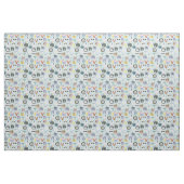 Cute Tribal Face Pattern Stof (Fat Quarter)