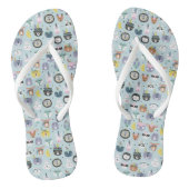Cute Tribal Face Pattern Teenslippers (Voetbed)
