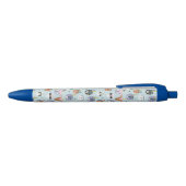 Cute Tribal Face Pattern Zwarte Inkt Pen (Bovenkant)