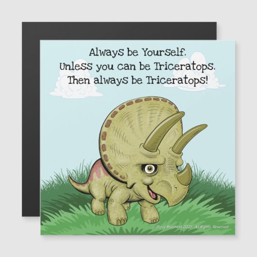 Cute Triceratops (Voorkant / Achterkant)