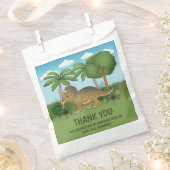Cute Triceratops Dinosaur Birthday Bedankt Bedankzakje (Geknipt)