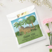 Cute Triceratops Dinosaur Birthday Bedankt Bedankzakje (Gezegeld)