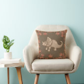 Cute Triceratops Dinosaurus Kussen voor Kinderen (Stoel)