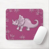 Cute Triceratops Dinosaurus Muismat (Met muis)