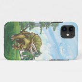 Cute Triceratops Electronic Accessoires Case-Mate iPhone Case (Achterkant (horizontaal))