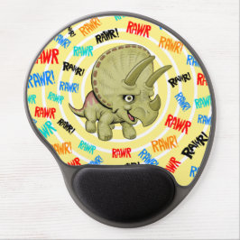 Cute Triceratops Gel Muismat