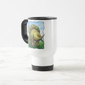 Cute Triceratops Kunst Geschenken & Accessoires Reisbeker (Voorkant links)